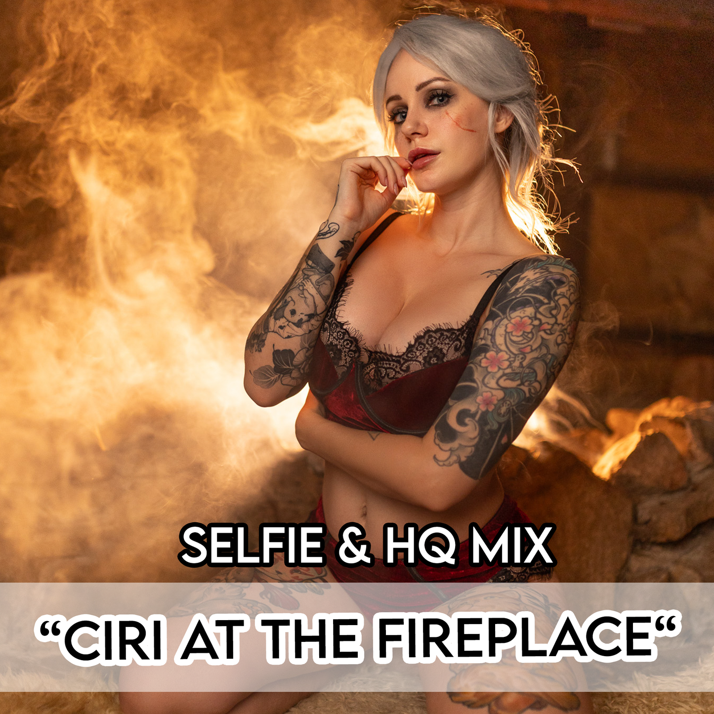 Ciri at the Fireplace
